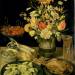 Still-Life with Flowers and Snacks